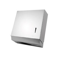 Dispenser di salviette a zigzag in acciaio inox Dispenser di salviette a zigzag in acciaio inox